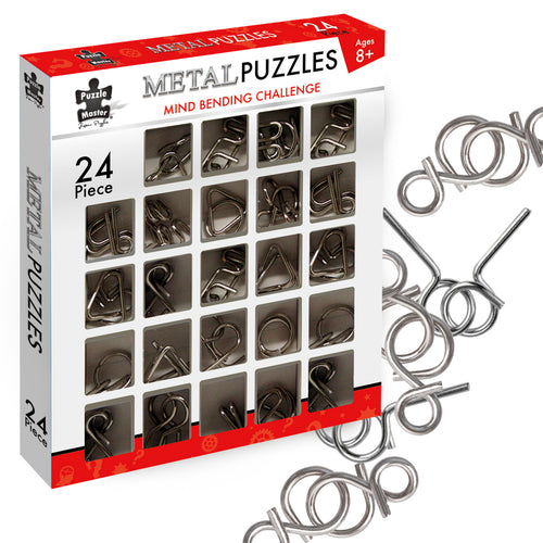 24 Metal Puzzles