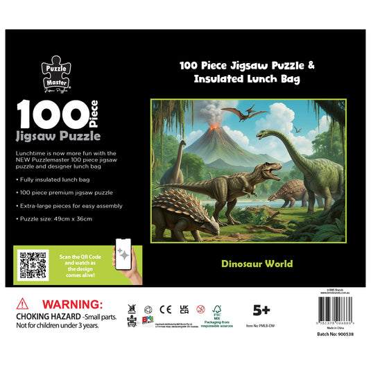 100 Piece Lunch Box Puzzle Dinosaur World AR Edition - view 5
