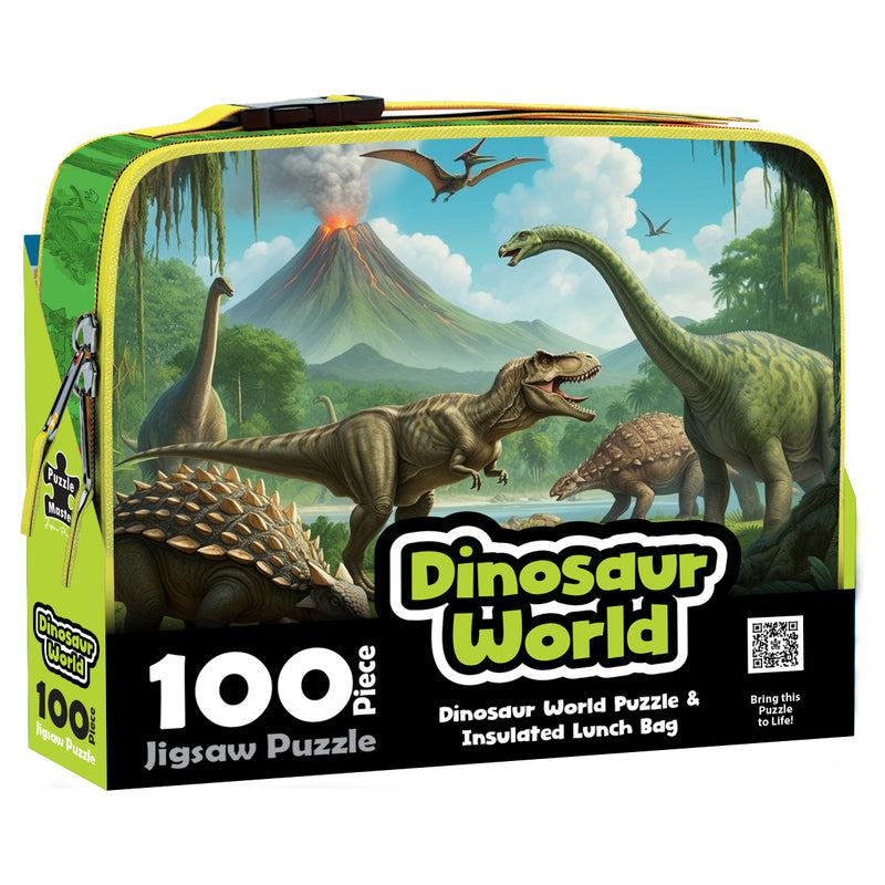 Load image into Gallery viewer, 100 Piece Lunch Box Puzzle Dinosaur World AR Edition
