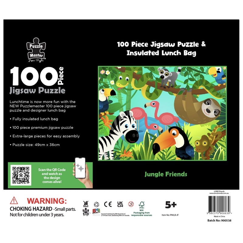 Load image into Gallery viewer, 100 Piece Lunch Box Puzzle Jungle Friends AR Edition - view 5
