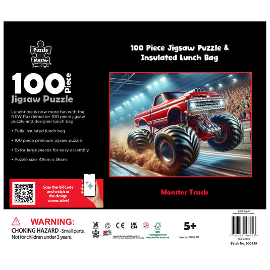 100 Piece Lunch Box Puzzle Monster Truck AR Edition - view 5
