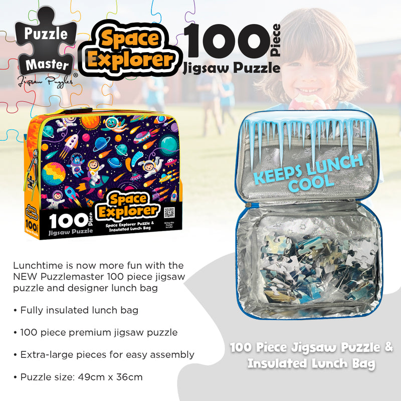 Load image into Gallery viewer, 100 Piece Lunch Box Puzzle Space Explorer AR Edition - view 3
