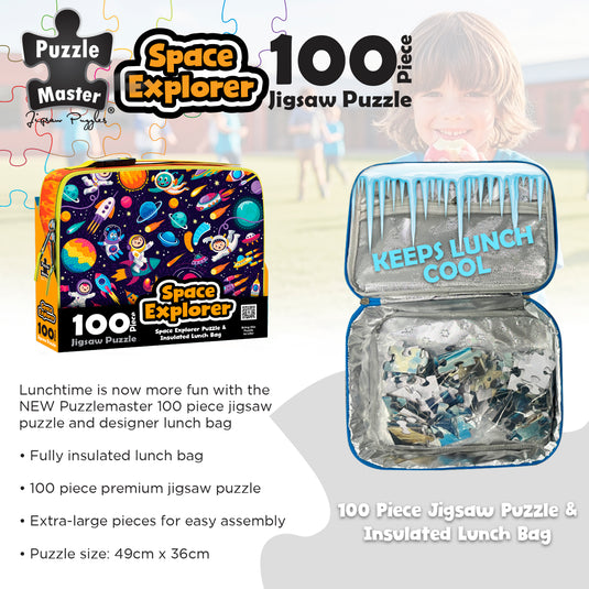 100 Piece Lunch Box Puzzle Space Explorer AR Edition - view 3