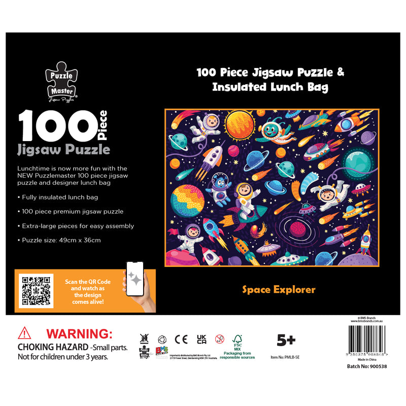 Load image into Gallery viewer, 100 Piece Lunch Box Puzzle Space Explorer AR Edition - view 4
