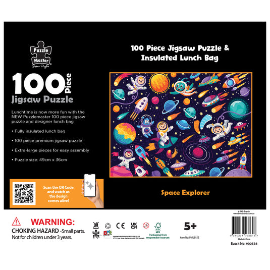 100 Piece Lunch Box Puzzle Space Explorer AR Edition - view 4