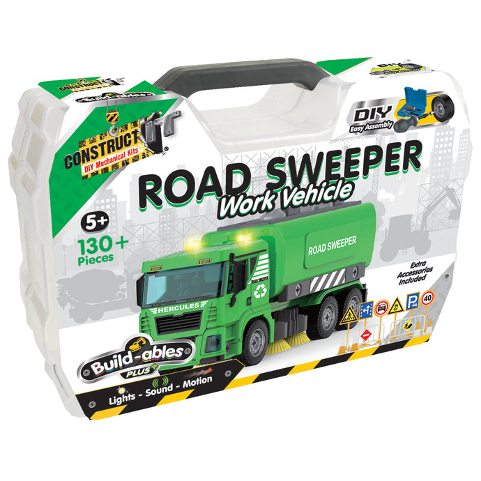 Build-ables Plus - Road Sweeper, Work Vehicle