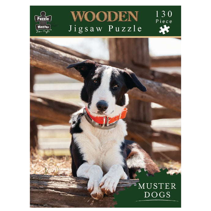 Shaped Wooden Puzzle - Muster Dogs Buddy