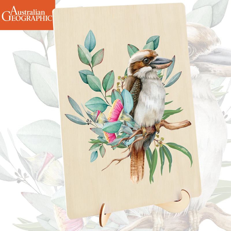 Load image into Gallery viewer, Australian Geographic 117 Piece Wooden Jigsaw Puzzle Kookaburra

