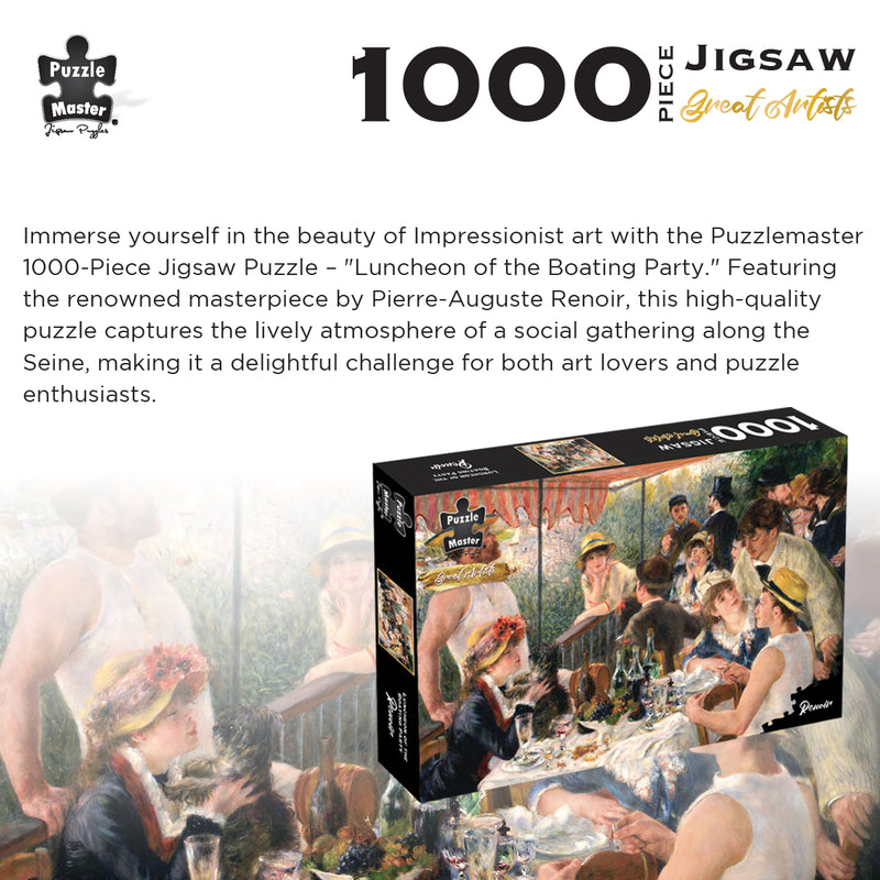 Load image into Gallery viewer, Great Artists 1000 Piece Puzzle - Renoir
