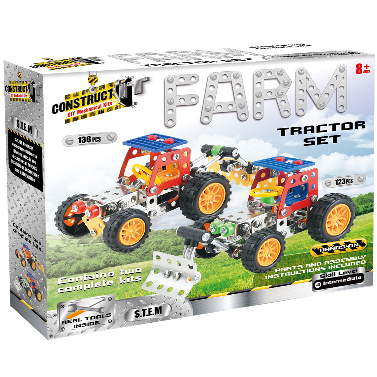 Construct It - Multi Model - Farm Tractor Set – Daves Deals