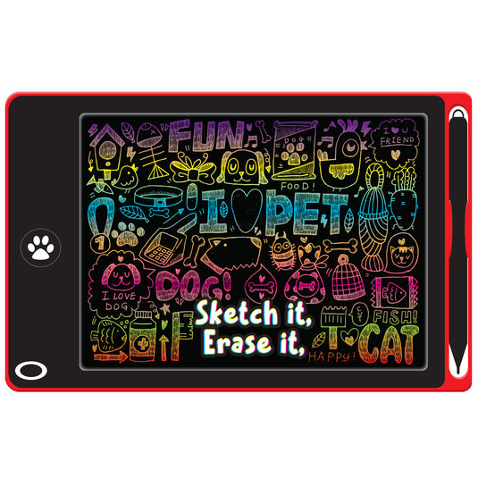 Interactive LCD Writing Tablet - Red Pet