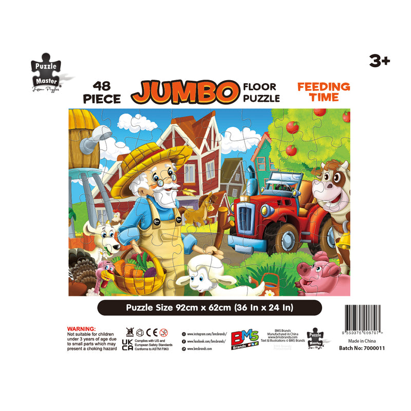 Load image into Gallery viewer, 48 Piece Jumbo Puzzles Feeding Time
