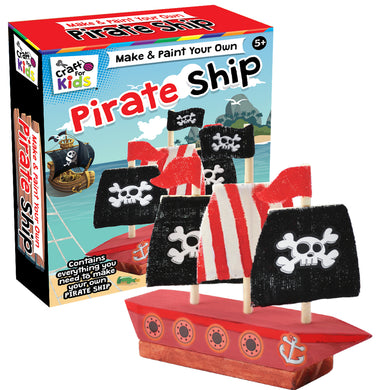 Make & Paint Your Own Pirate Ship