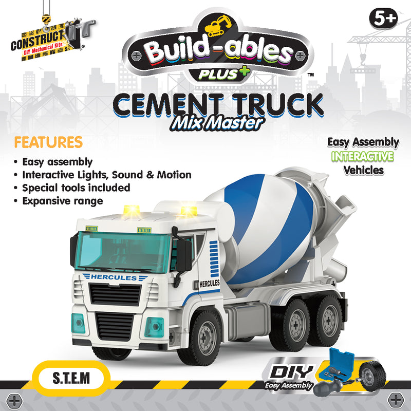 Load image into Gallery viewer, Build-ables Plus - Cement Truck Mix Master
