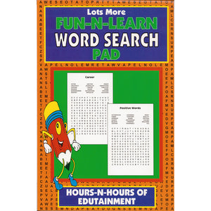 Lots More Fun-N-Learn Word Search Pad