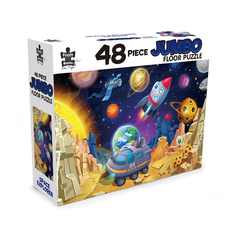 Load image into Gallery viewer, 48 Piece Jumbo Floor Puzzle Space Explorer
