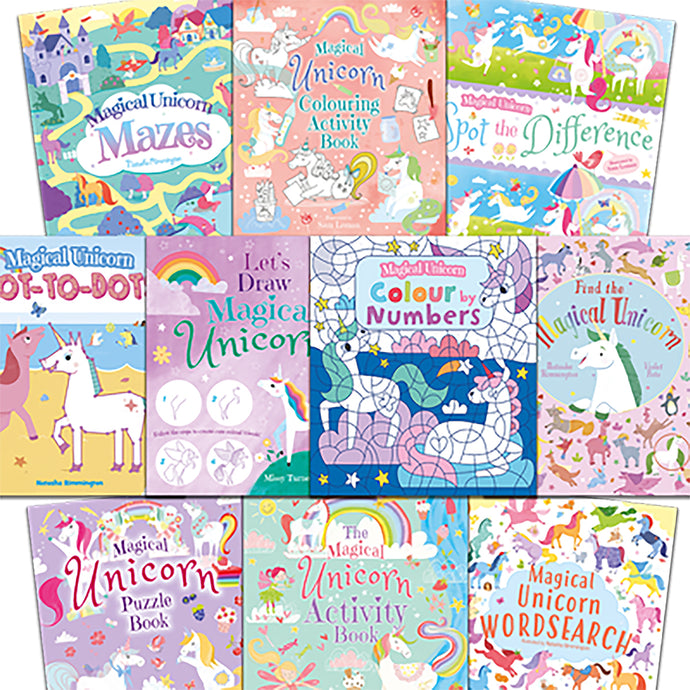 Magical Unicorn 10 Book Activity Pack