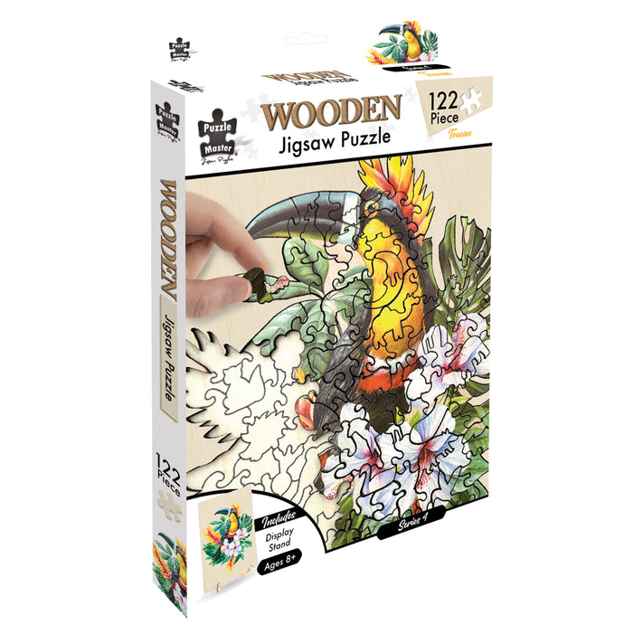 Shaped Wooden Jigsaw Puzzle, Toucan 2.0