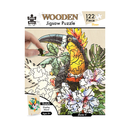 Shaped Wooden Jigsaw Puzzle, Toucan 2.0