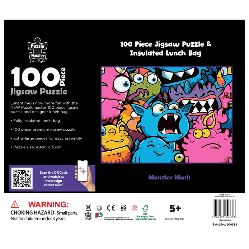 Load image into Gallery viewer, Monster Mash Jigsaw &amp; Lunch Box Cooler
