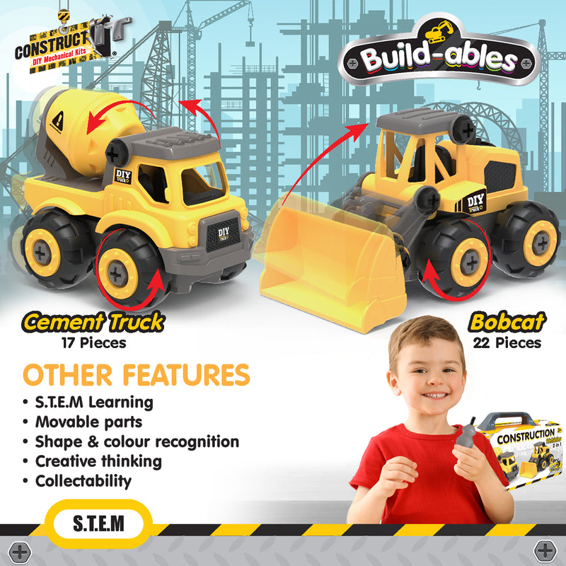 Load image into Gallery viewer, 2 in 1 Construction Set - view 6
