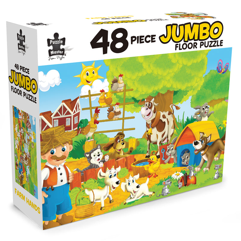 Load image into Gallery viewer, 48 Piece Jumbo Puzzle Farm Hands

