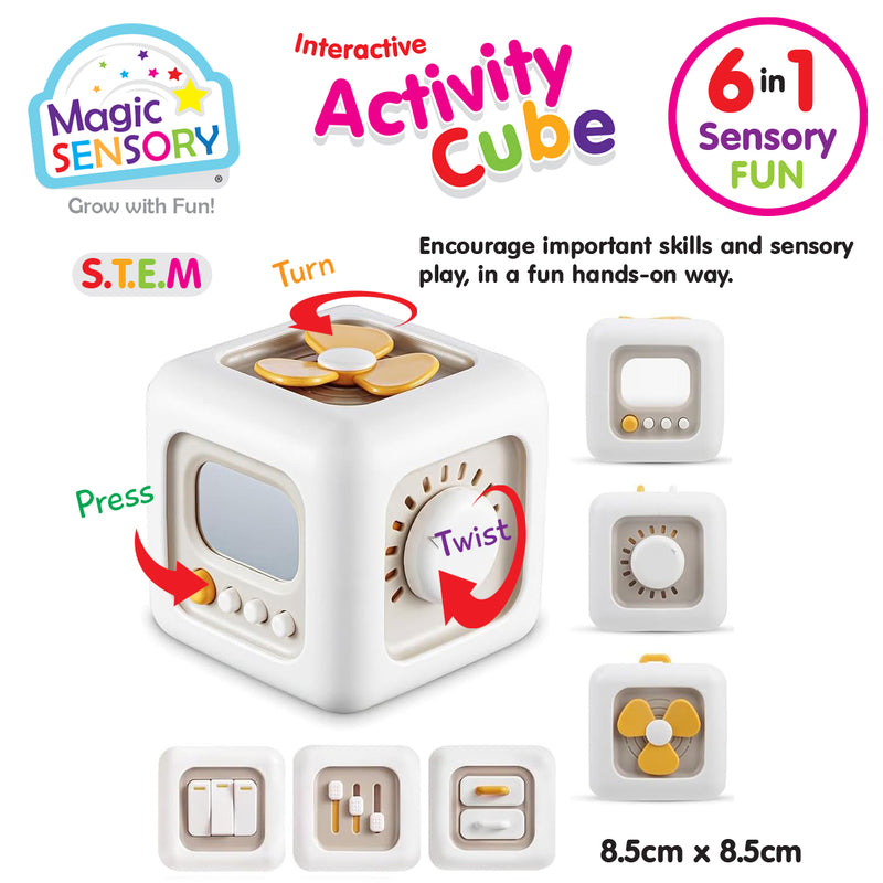 Load image into Gallery viewer, Interative Activity Cube 6 in 1
