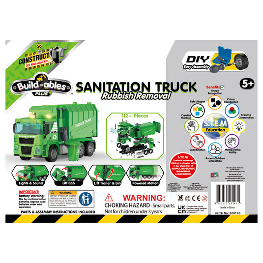Builda-bles Plus - Sanitation Truck, Rubbish Removal