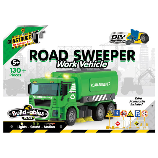Build-ables Plus - Road Sweeper, Work Vehicle