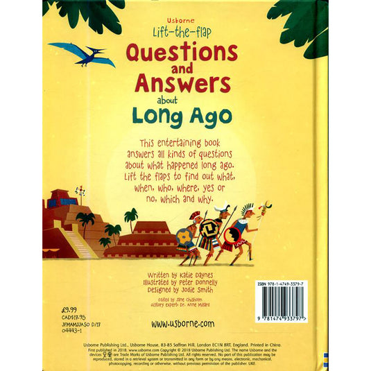 Lift the Flap Questions and Answers about Long Ago