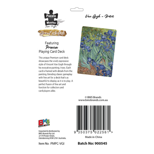 Great Artist Playing Cards Van Gogh: Irises