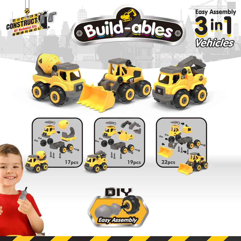Load image into Gallery viewer, 3 in 1 Construction set
