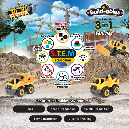 3 in 1 Construction set