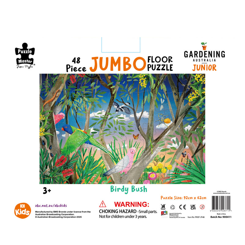 Load image into Gallery viewer, GA Jnr 48 Piece Jumbo Puzzle - Birdy Bush
