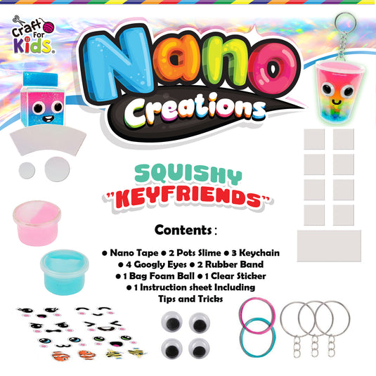 Nano Creations Squishy "Keyfriends"