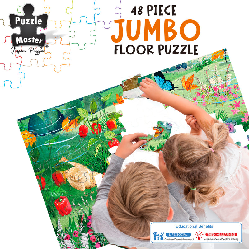Load image into Gallery viewer, GA Jnr 48 Piece Jumbo Puzzle - Muddy Boots Day

