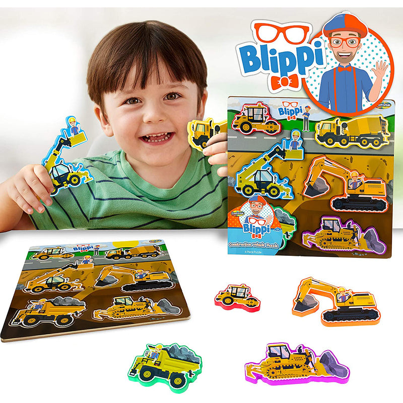 Load image into Gallery viewer, Blippi Construction Vehicles Puzzle
