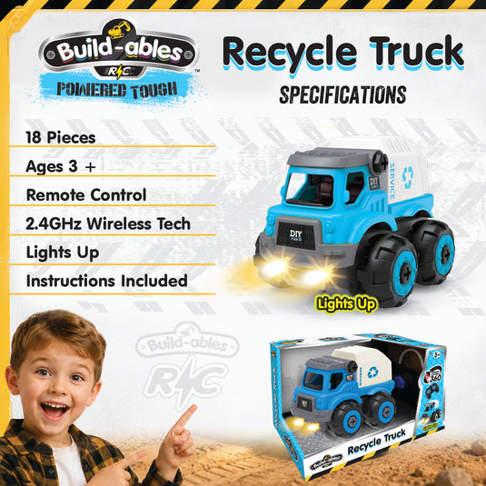 Build-ables RC - Garbage Recycling Truck