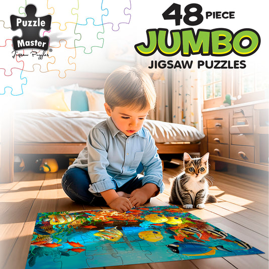 48 Piece Jumbo Floor Puzzle Underwater Shipwreck - view 4