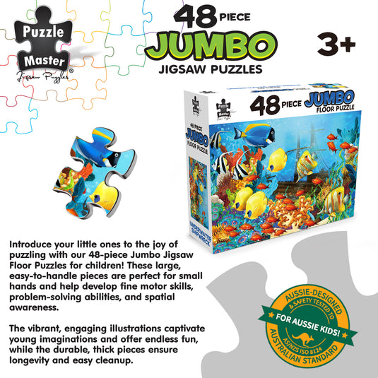 48 Piece Jumbo Floor Puzzle Underwater Shipwreck - view 7