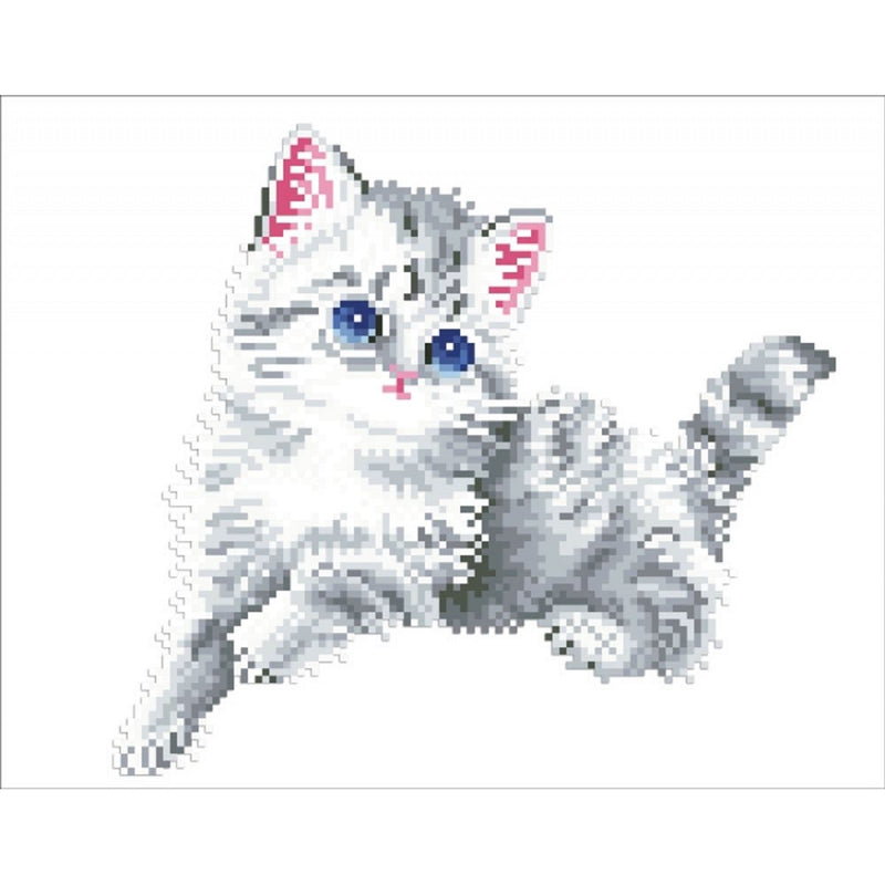 Load image into Gallery viewer, Kitten in the Snow
