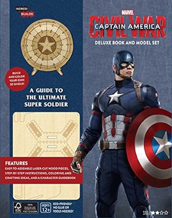 Load image into Gallery viewer, Incredibuilds - Marvel&#39;s Captain America Civil War : A Guide to the Ultimate Super-Soldier

