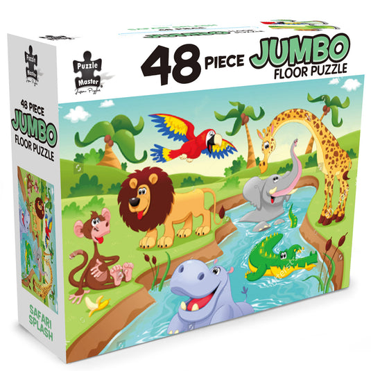 48 Piece Jumbo Floor Puzzle Safari Splash