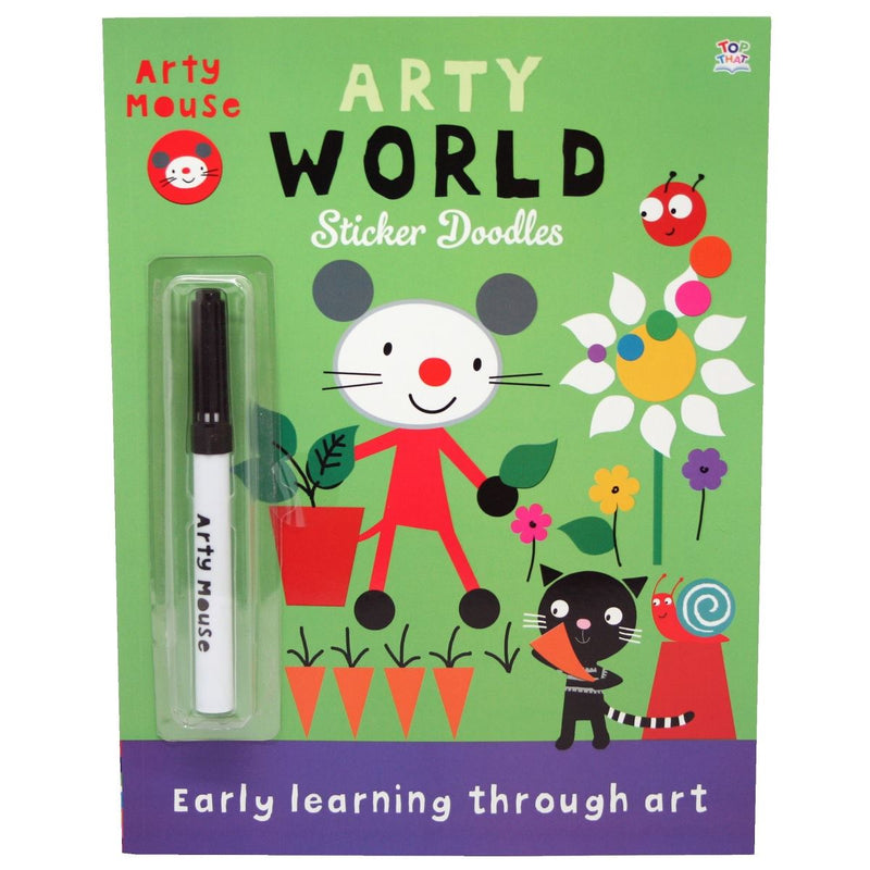 Load image into Gallery viewer, Arty World Sticker Doodles - Early Learning Through Art
