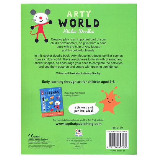 Arty World Sticker Doodles - Early Learning Through Art