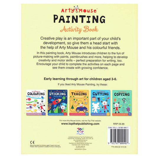 Arty Mouse Painting Activity Book - Early Learning Through Art