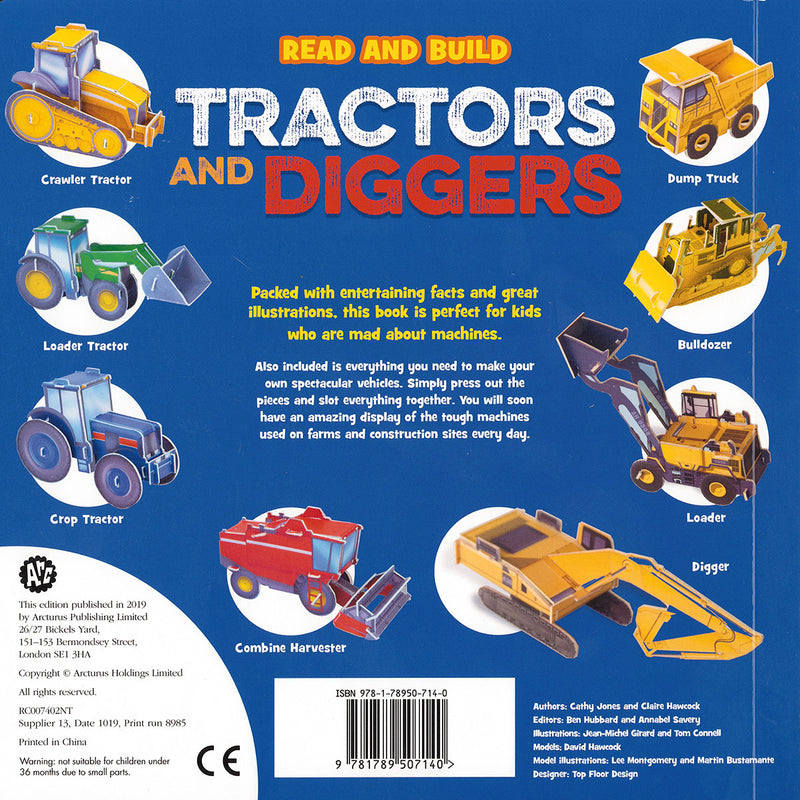 Load image into Gallery viewer, Read &amp; Build - Tractors &amp; Diggers
