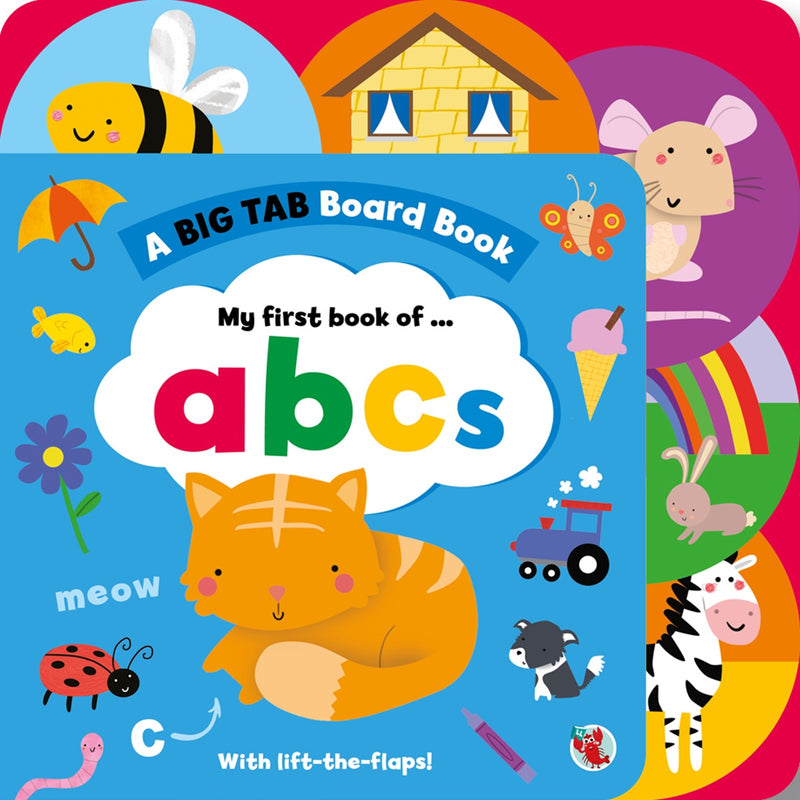 Load image into Gallery viewer, A Big Tab Board Book: My First Book of ABCs
