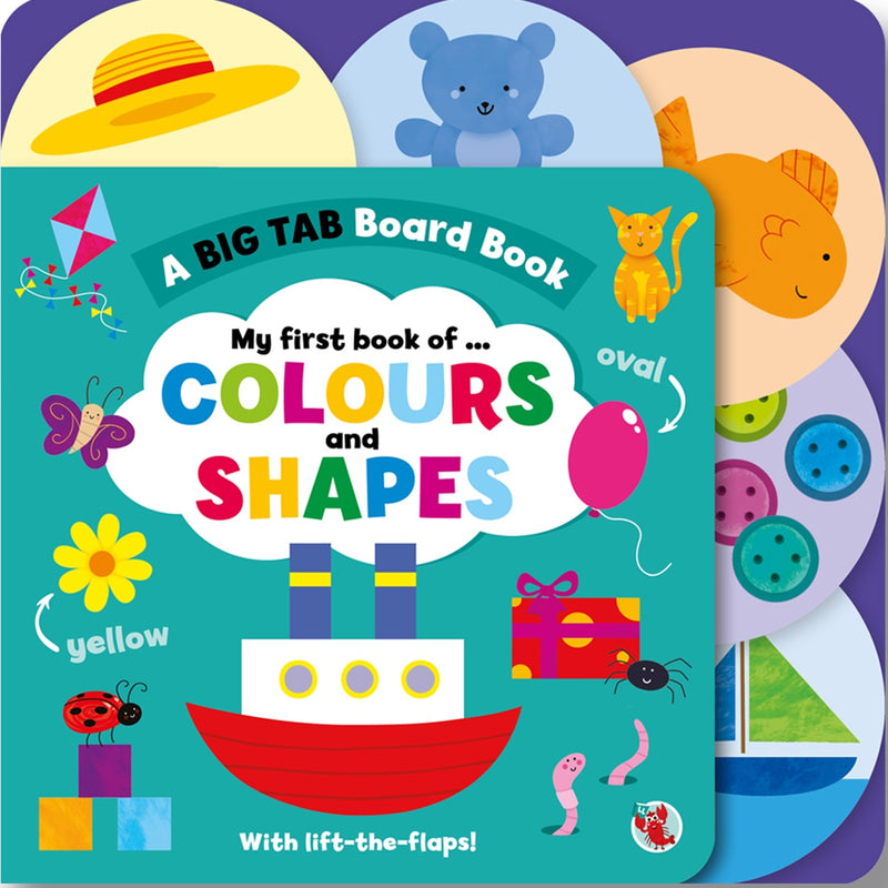 Load image into Gallery viewer, A Big Tab Board Book: My First Book of Shapes and Colours

