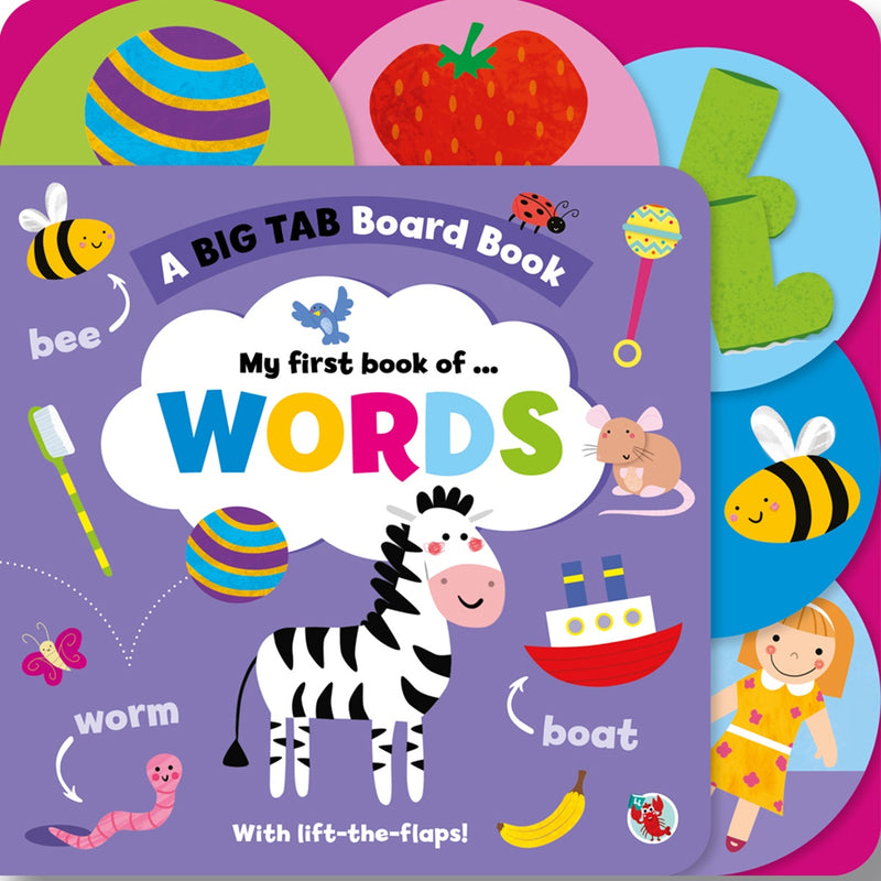 Load image into Gallery viewer, A Big Tab Board Book: My First Book of Words
